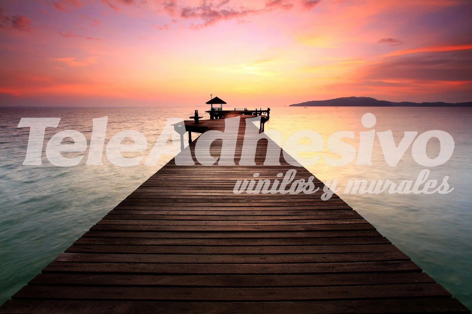 Molo orientale al tramonto - MURALES