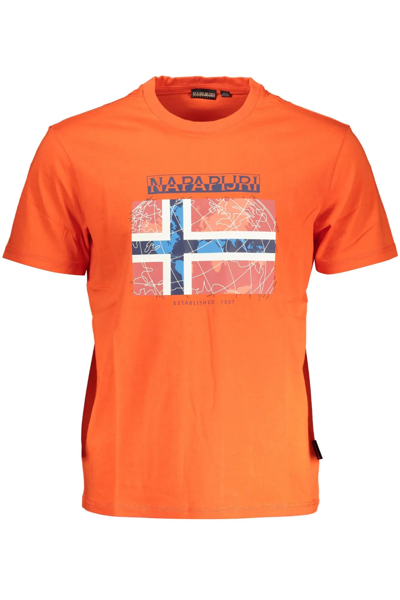 NAPAPIJRI T-SHIRT MANICHE CORTE UOMO ROSSO