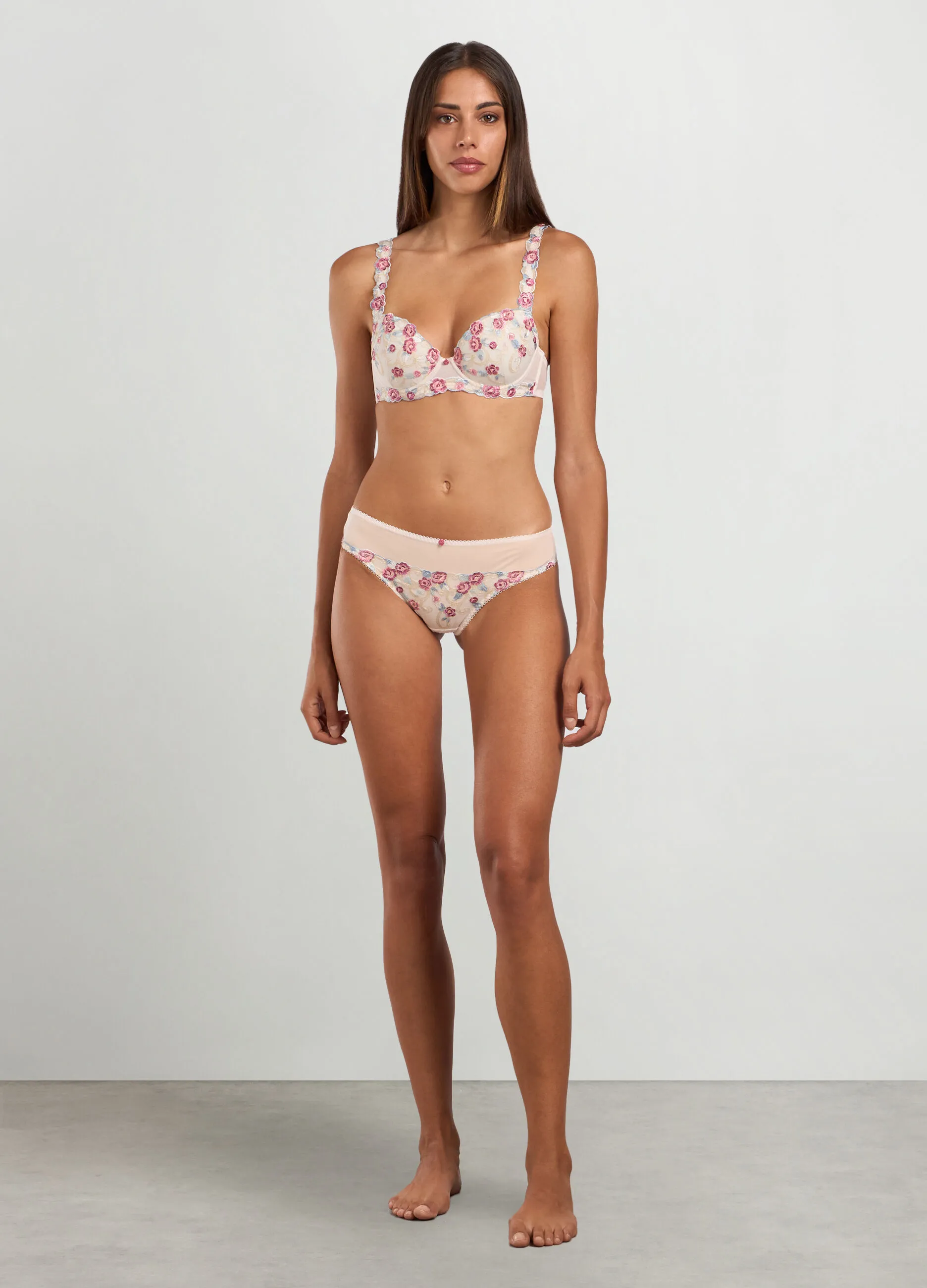 NYMOS  Reggiseno a balconcino con ricami donna