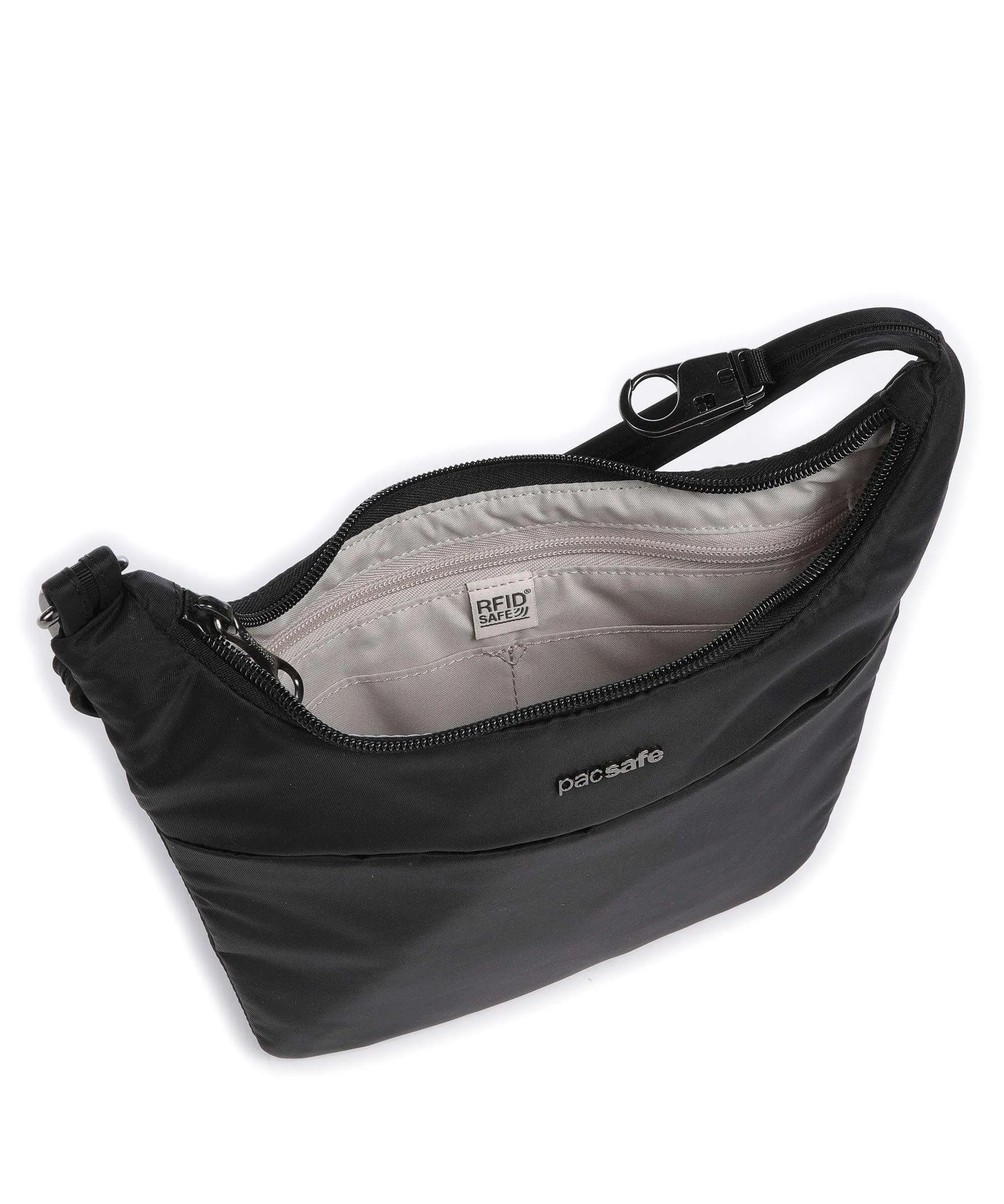  Pacsafe Cruise Borsa a tracolla poliestere riciclato nero  