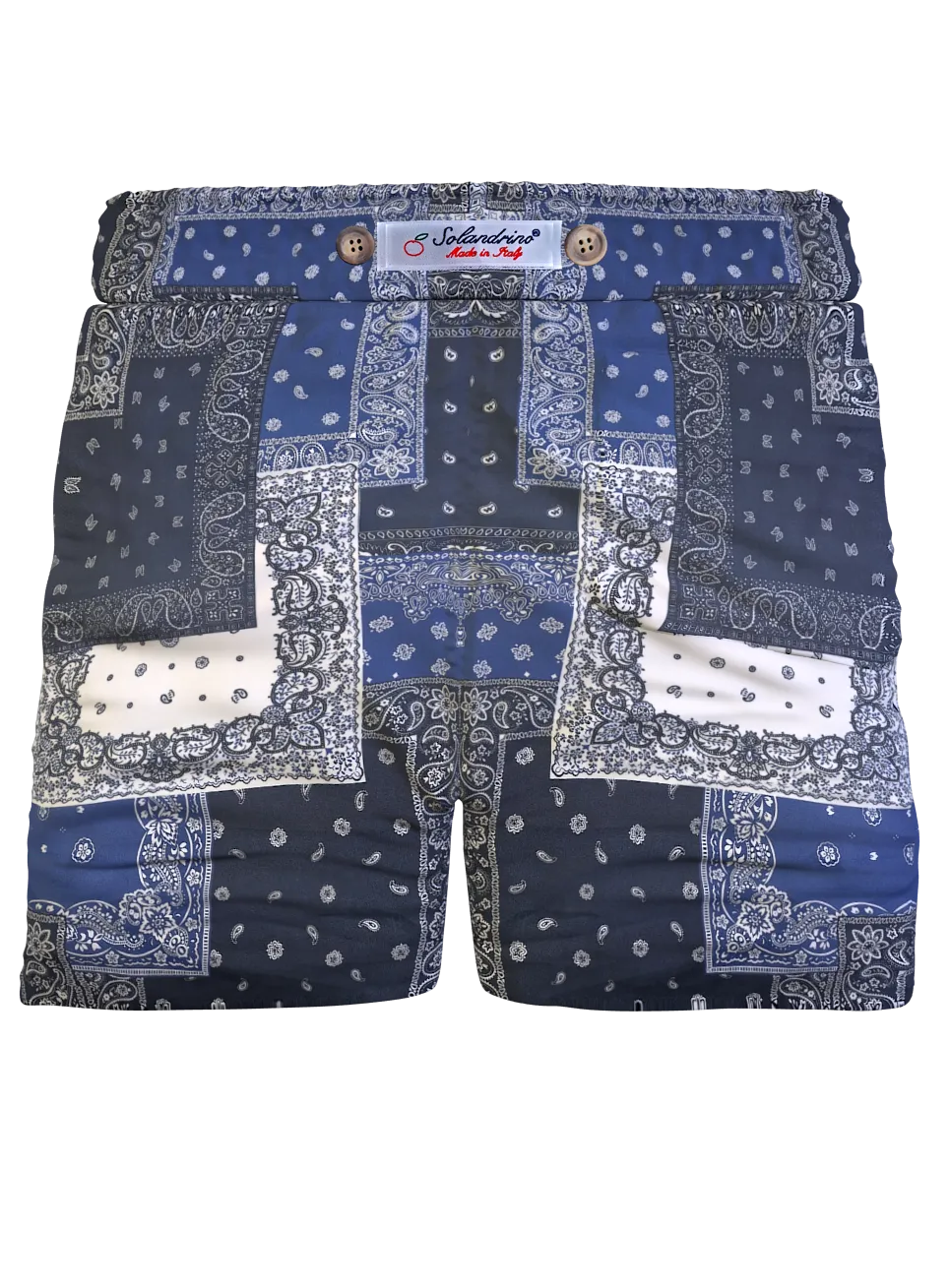 Pantaloncino  Shorts Bermuda Fantasia 100% Cotone 2 tasche laterali Made in Italy