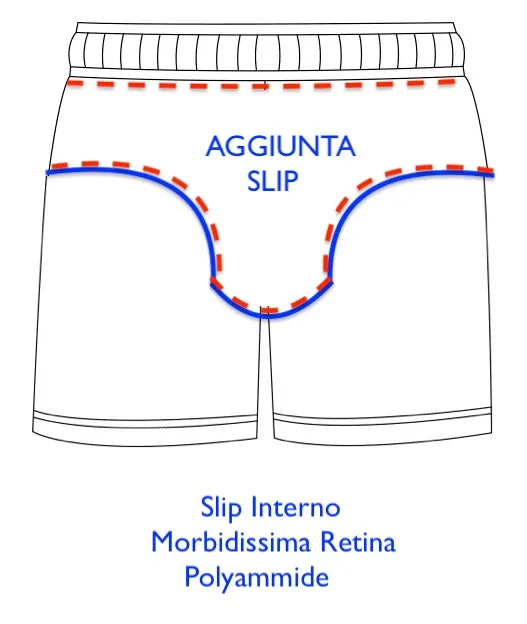 Pantaloncino  Shorts Bermuda Fantasia 100% Cotone 2 tasche laterali Made in Italy