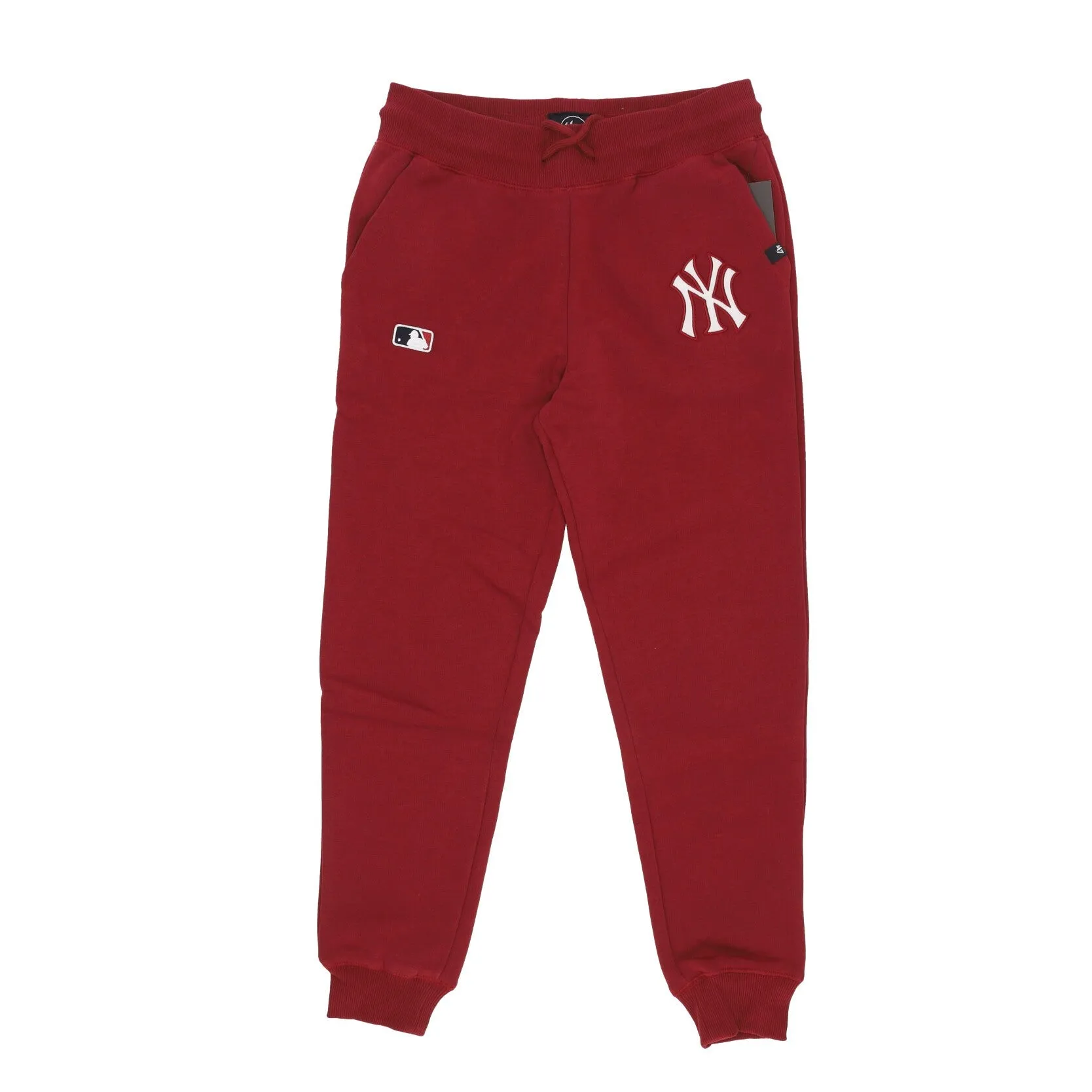 Pantalone Tuta Felpato Uomo Mlb Emb Burnside Track Pant Neyyan Razor Red