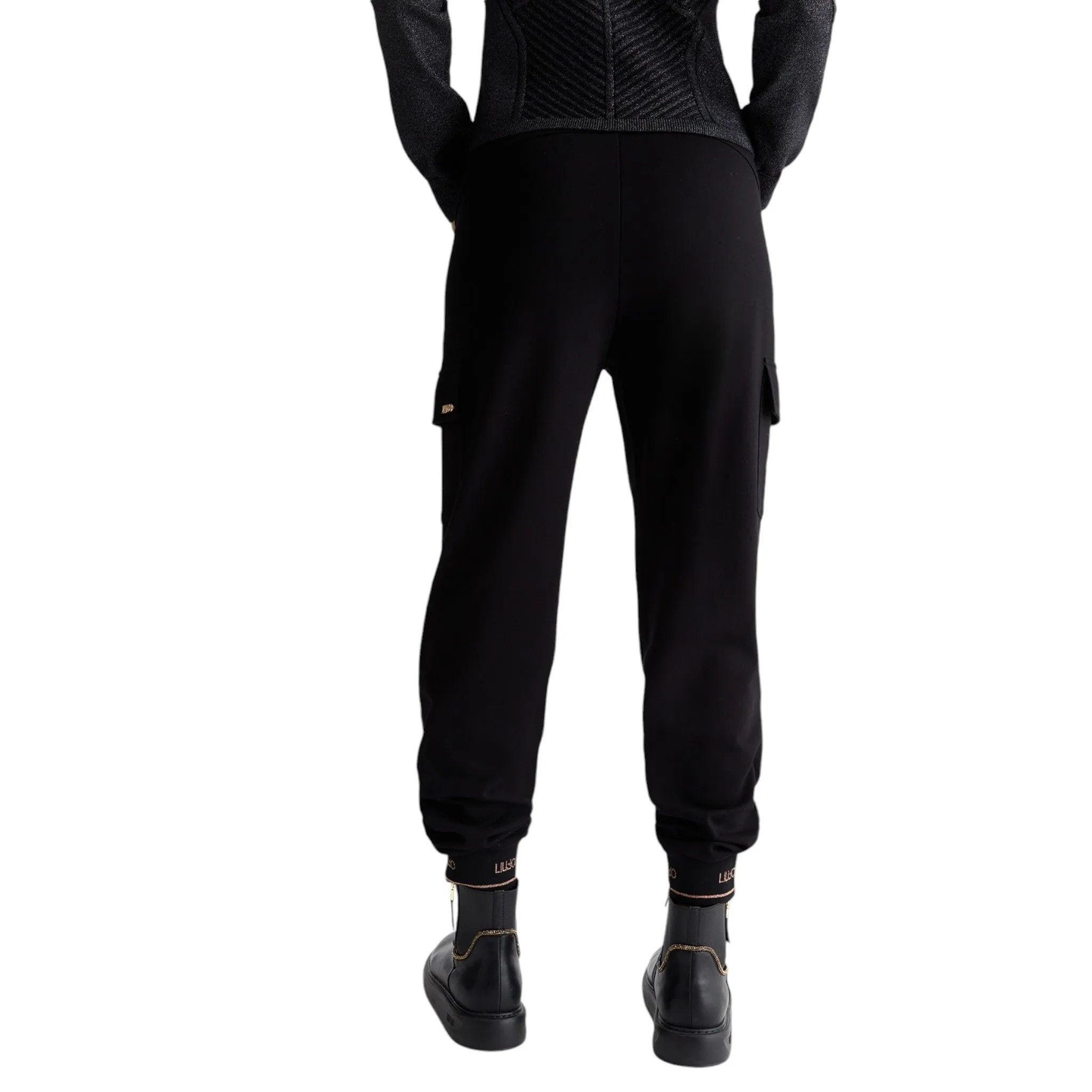 Pantaloni Donna LIU JO TF4279J6182 2222 nero