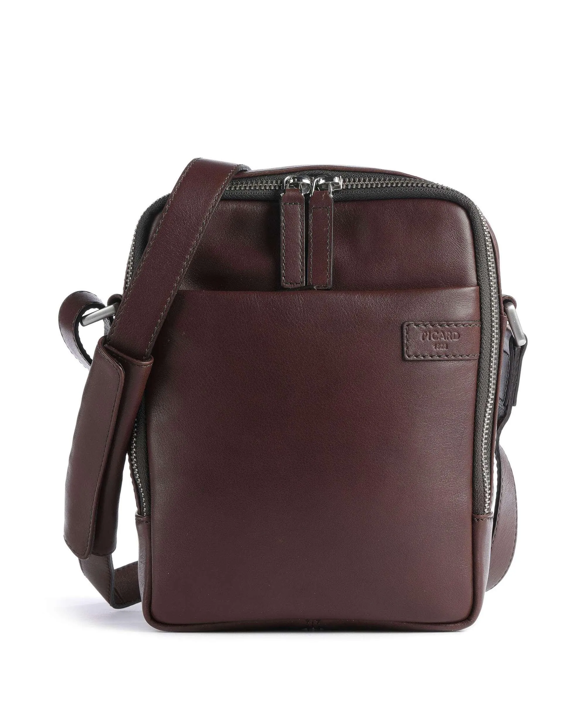  Picard Relaxed Borsa a tracolla pelle di vacchetta grana marrone scuro  