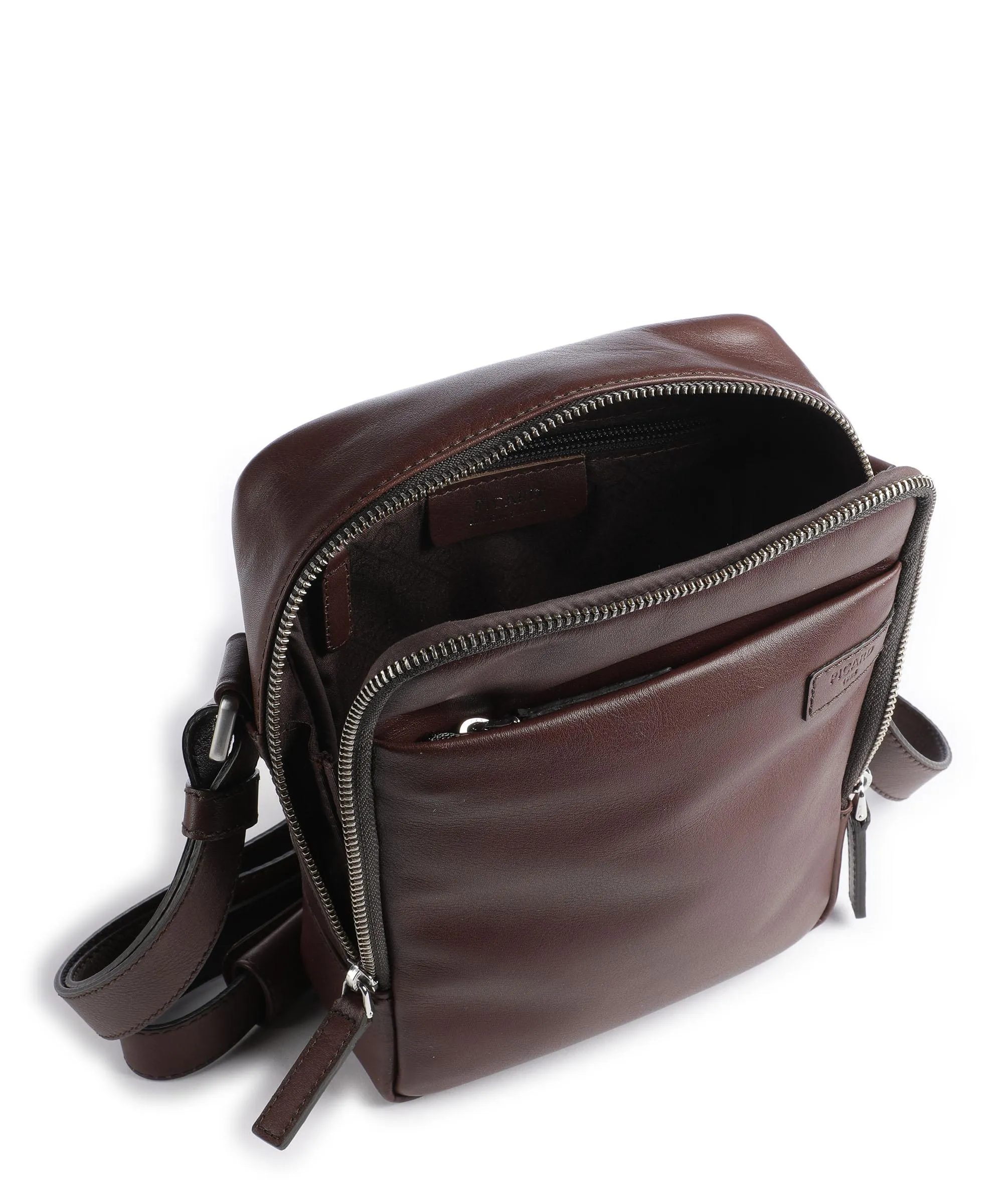  Picard Relaxed Borsa a tracolla pelle di vacchetta grana marrone scuro  