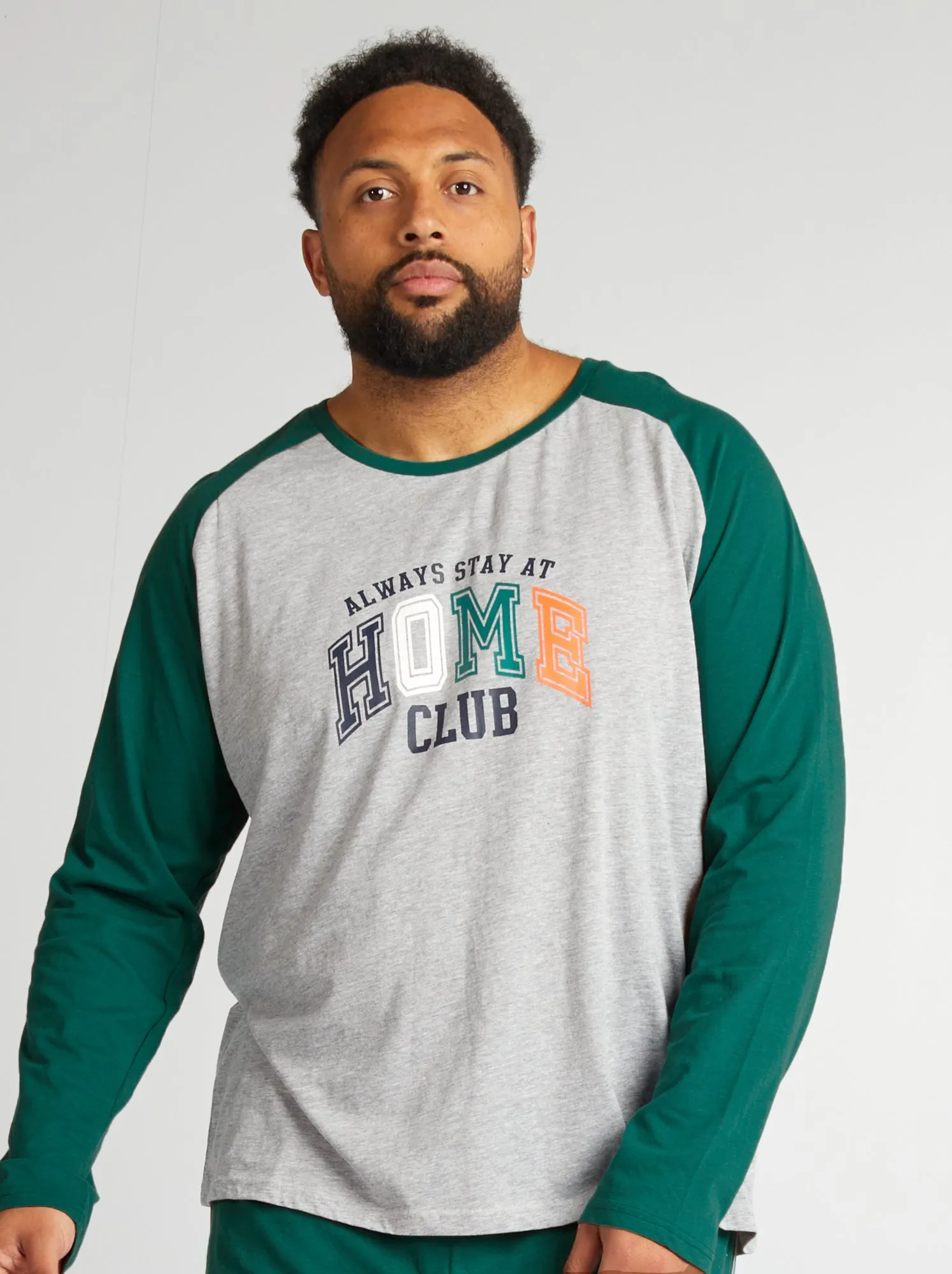 Pigiama corto in jersey - T-shirt + pantaloni - 2 pezzi - VERDE