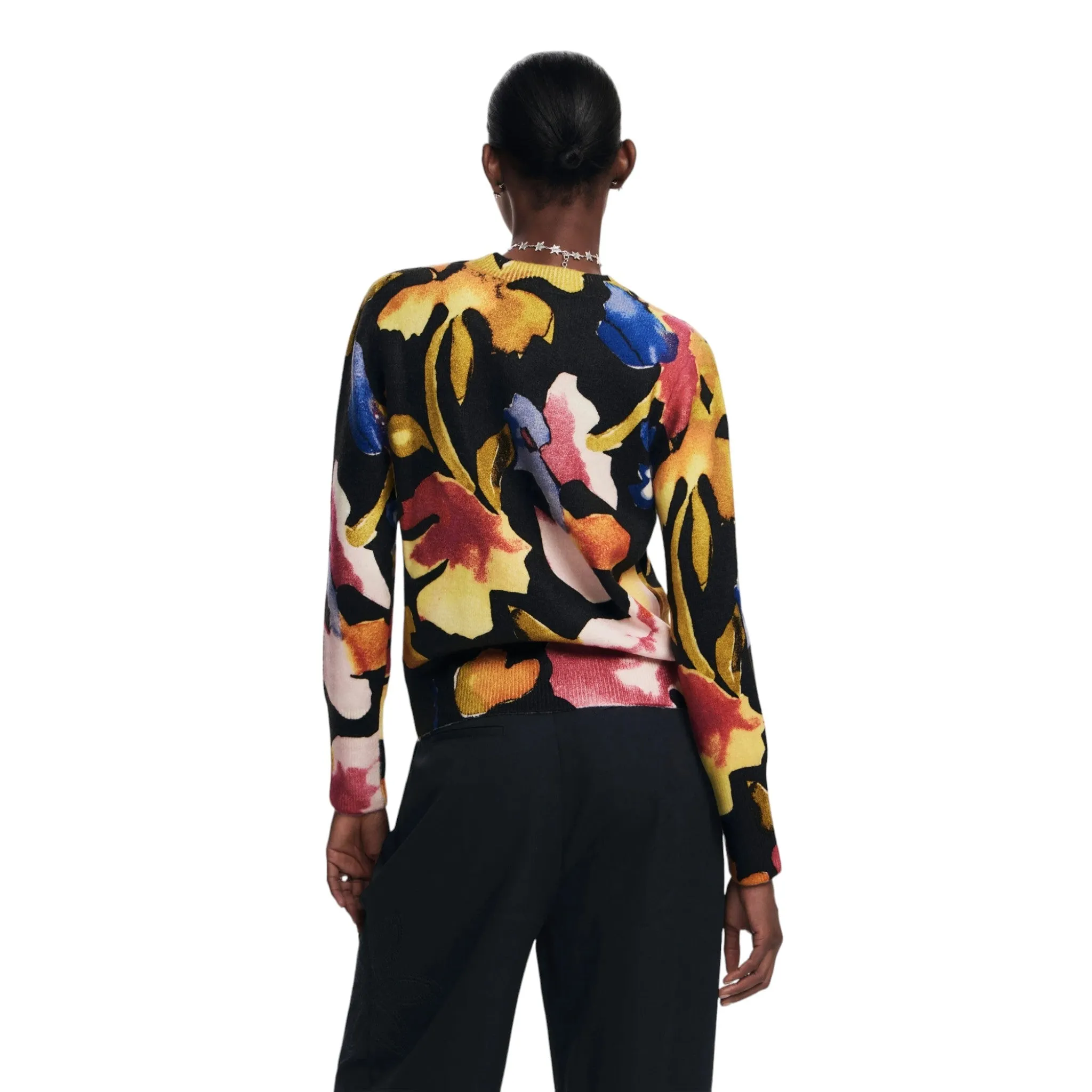 Pullover Desigual 24wwjf49 Nero