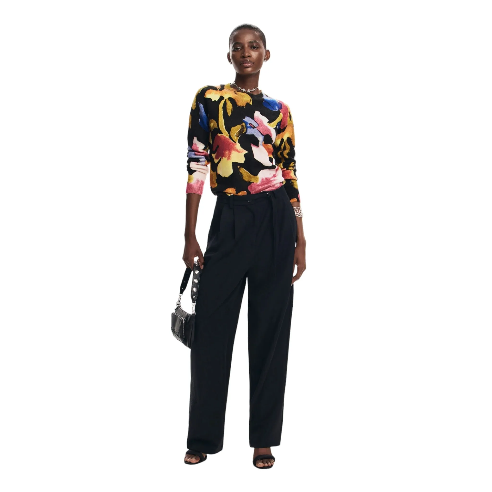 Pullover Desigual 24wwjf49 Nero