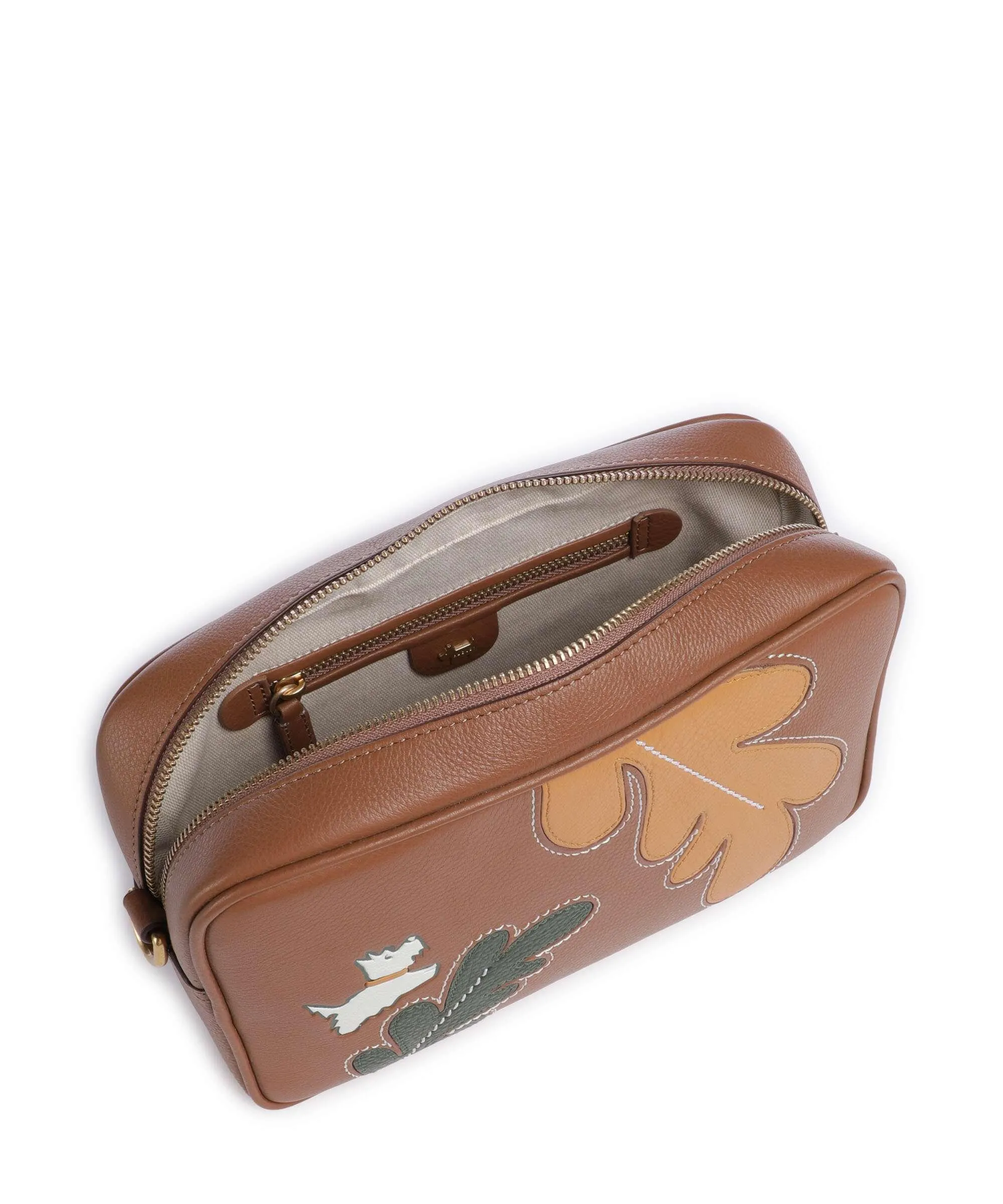  Radley London Autumn Editions Borsa a tracolla pelle di vacchetta grana marrone  