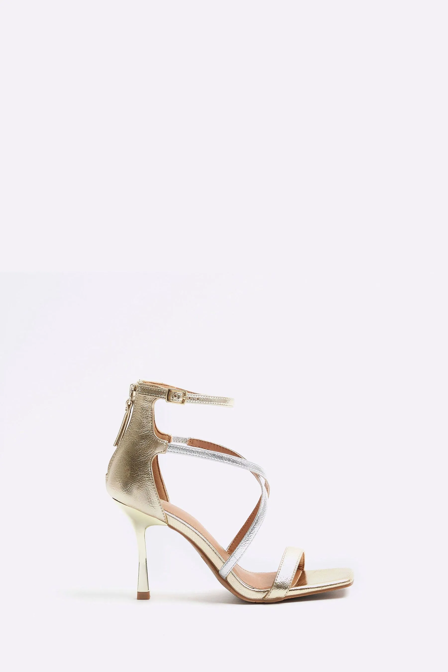River Island - Sandali chiusa con cinturini incrociati
