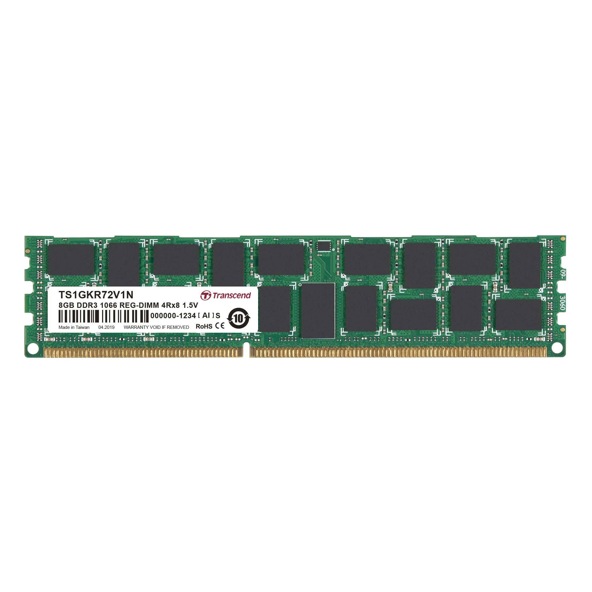 Scheda RAM Transcend 8 GB, 1066Mbit/s