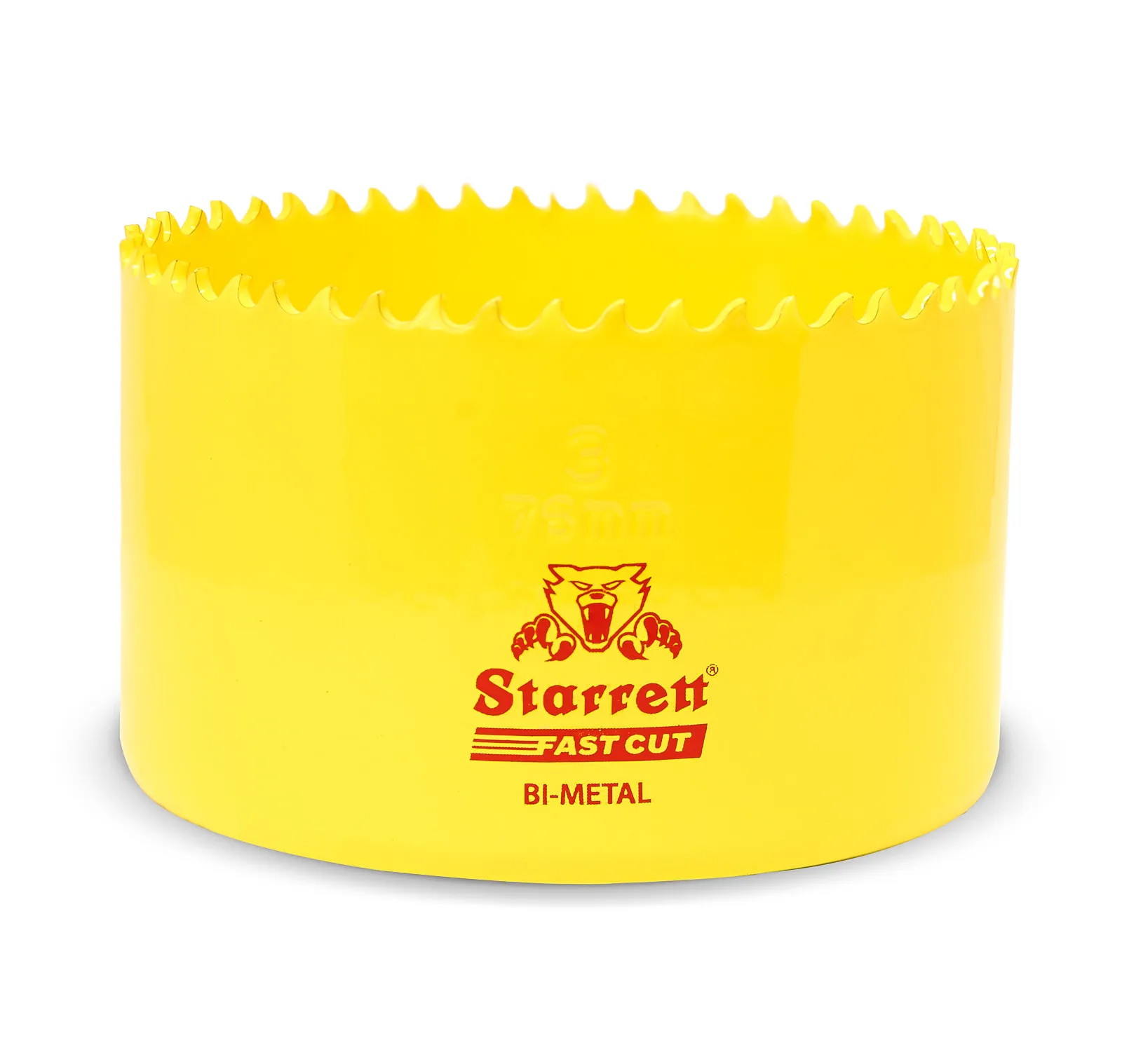 Sega a tazza Starrett in HSS, Ø 76mm, profondità taglio 38mm