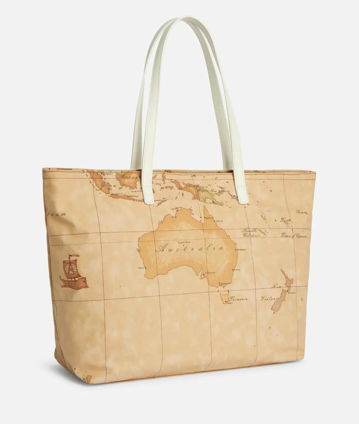 Selene Soft borsa shopping Bianco Cotton