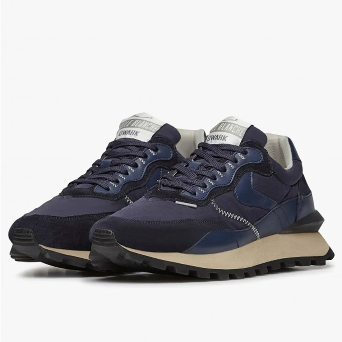 Sneaker da uomo Voile Blanche Qwark Hype blu