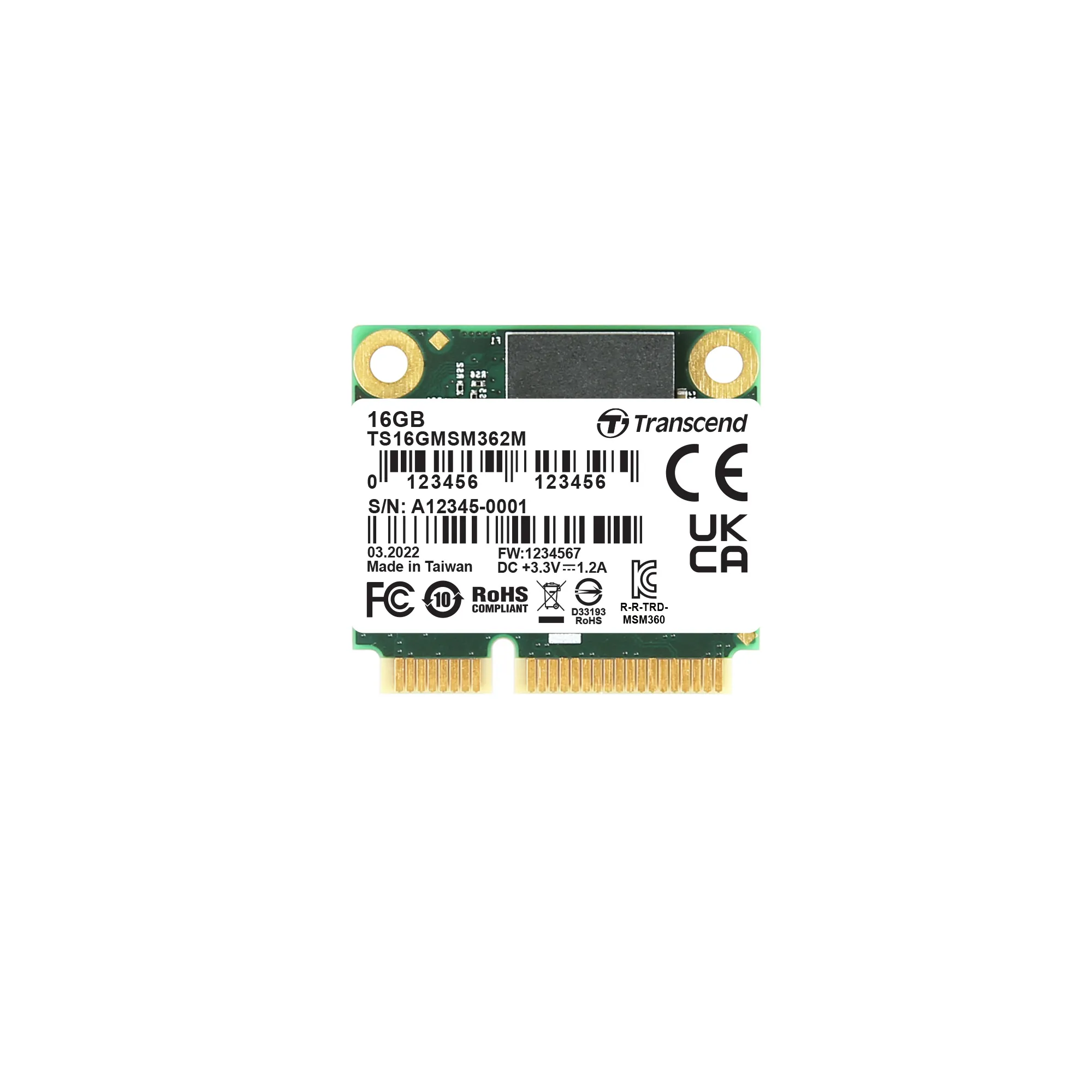 SSD Transcend Interno 16 GB SATA III 6 Gb/S