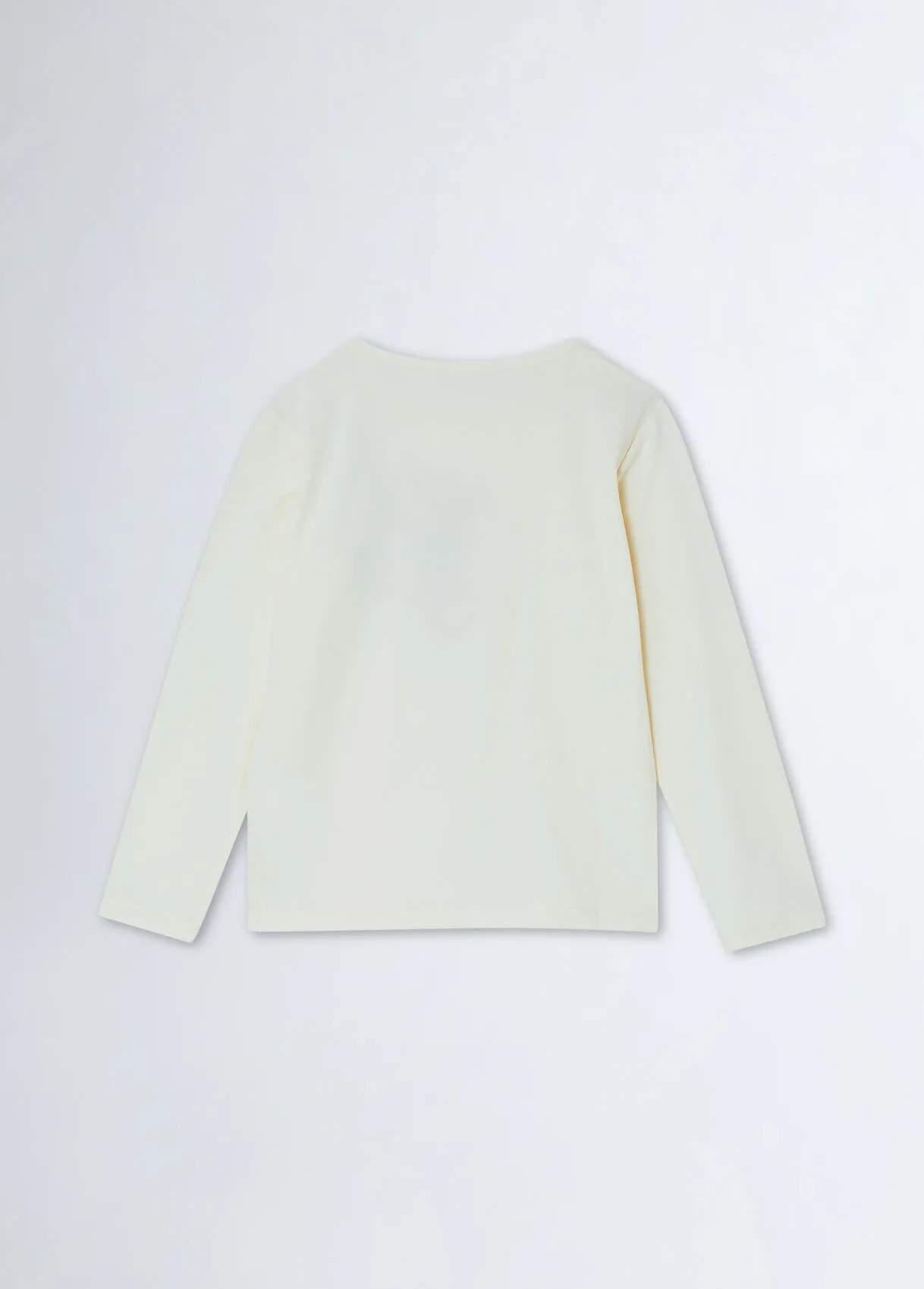 T-shirt con stampa e strass