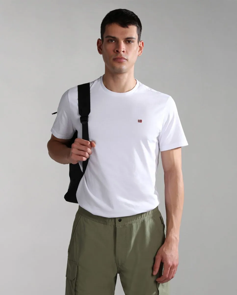T-SHIRT Uomo NAPAPIJRI SALIS SS SUM NP0A4H8D 002 BRIGHT WHITE