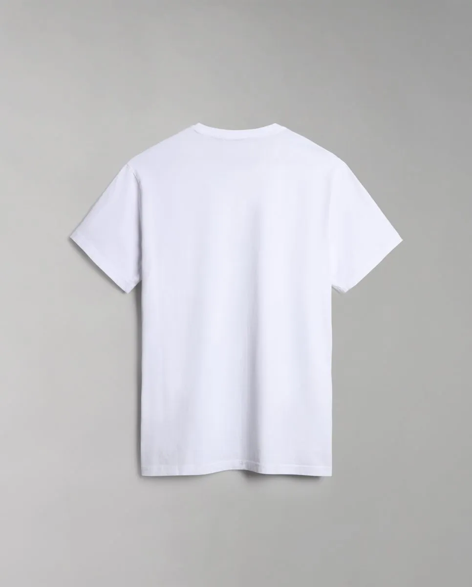 T-SHIRT Uomo NAPAPIJRI SALIS SS SUM NP0A4H8D 002 BRIGHT WHITE