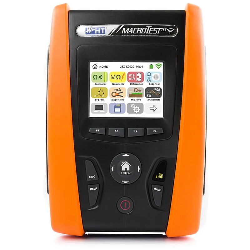 Tester multifunzione HT Italia MACROTESTG3, Cert. ISO