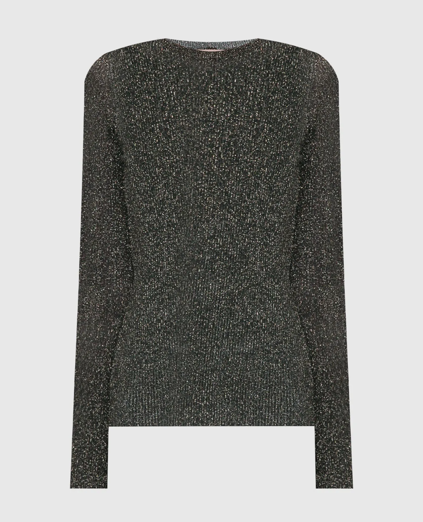 Twinset Maglione nero in cicatrice con lurex 232TT3351