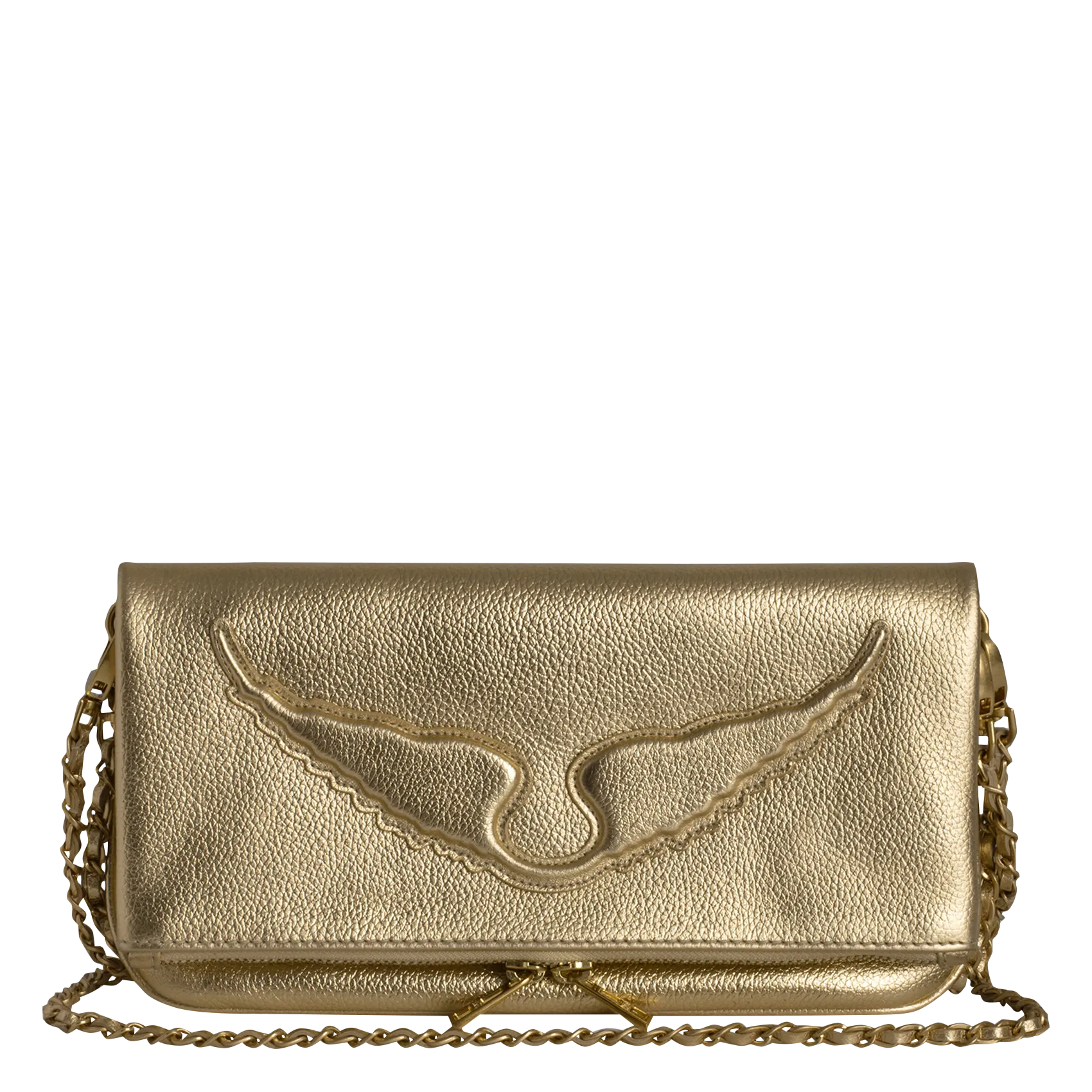  ZADIG&VOLTAIRE   ROCK WINGS - Borsa in pelle | Giallo
