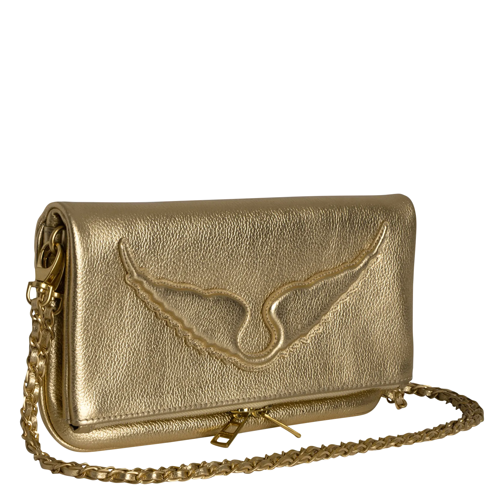  ZADIG&VOLTAIRE   ROCK WINGS - Borsa in pelle | Giallo